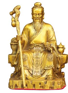 黄铜孙思邈药王铜像摆件