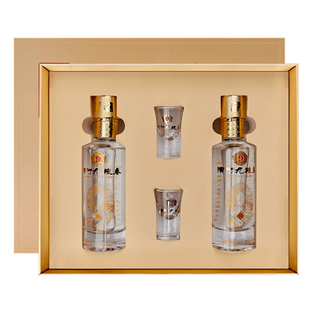 滨河九粮春53度酒礼盒100ml*2瓶九粮香型纯粮食酒甘肃名酒品鉴酒