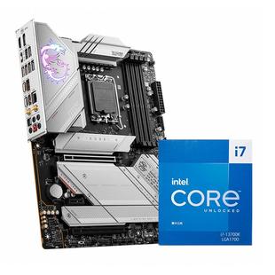 英特尔i7 14700KF/14900KF微星b760迫击炮/z790刀锋钛主板cpu套装