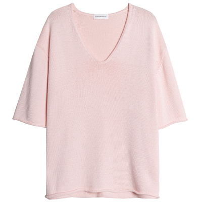 322WORKHOUSE环保棉粉色套头衫