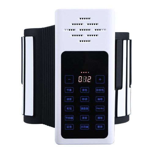 手卷电子钢琴88键折叠拼接便携式初学者成人家用入门练习专业键盘