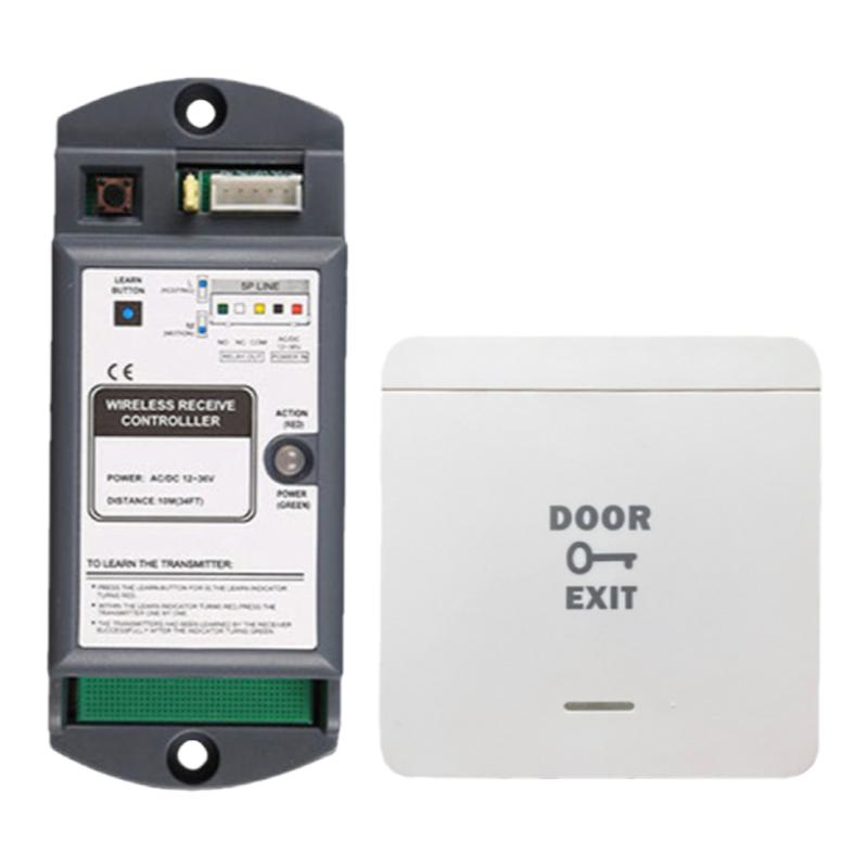 免布线无线遥控开关12V24V门禁遥控器点动自锁延时随意贴开关86按