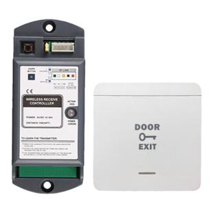 免布线无线遥控开关12V24V门禁遥控器点动自锁延时随意贴开关86按