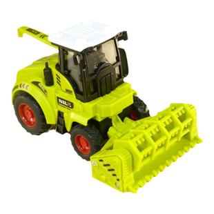 仿真农夫车割麦车农场压路车铲车儿童男孩惯性收割机玩具工程车模