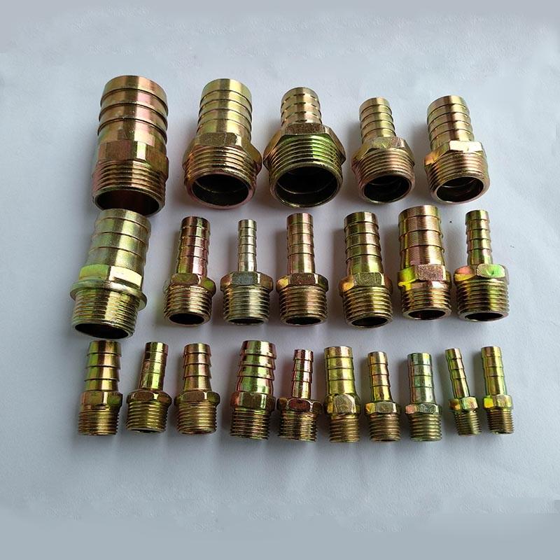 铁镀彩外丝宝塔接头水管软管皮管1 2 3 4 6分1寸1/2 3/4 1/4 3/8