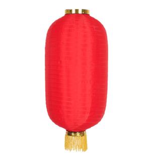 大红连串灯笼长圆冬瓜户外装饰防水挂饰舞蹈道具折叠广告印字宫灯