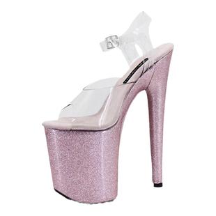 IDEAL MA模特走秀高跟鞋20公分舞台夜店凉鞋珠光闪亮表演钢管舞鞋