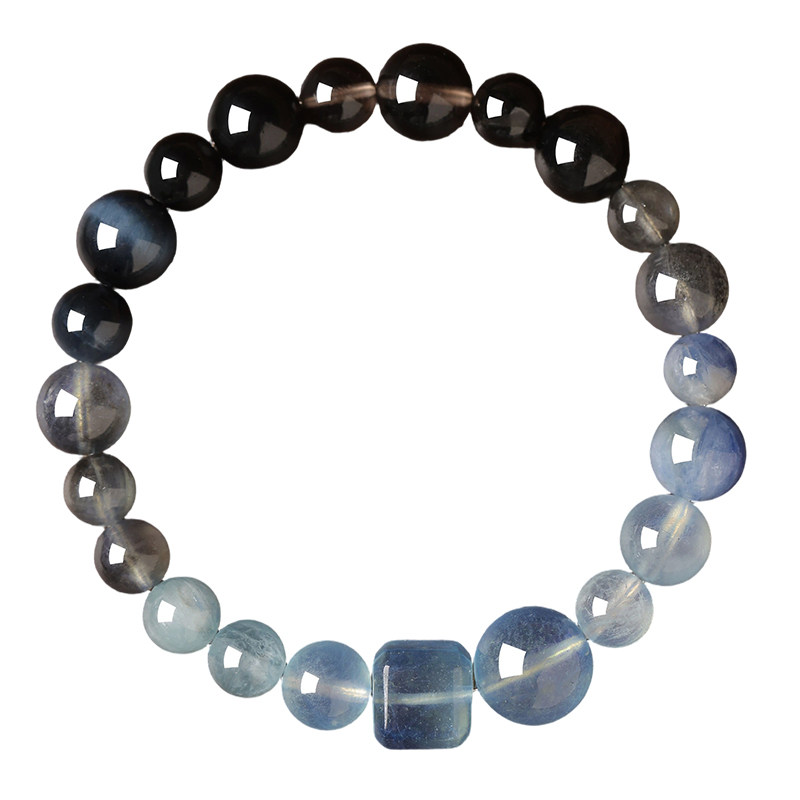 非遗严选宫廷御用级海蓝宝手串