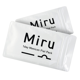 日本Miru隐形眼镜近视米如日抛6片装透明高度数官网正品一次性