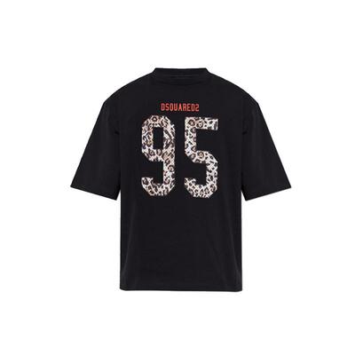【春夏新品】DSQUARED2/D2次方 春夏男士图案印花棉质圆领短袖T恤