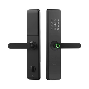 双开门智能锁木门指纹锁办公室密码锁室内门房门电子锁家用对开门