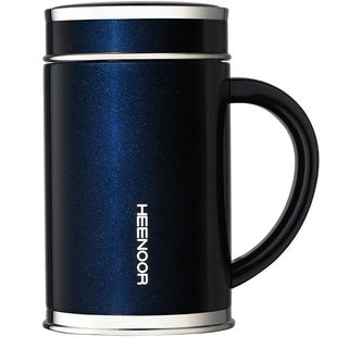 希诺保温杯男大容量家用喝水杯子女304不锈钢手柄泡茶水杯办公室