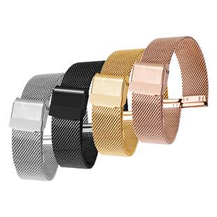 适配摩凡陀博物馆0607194606088米兰尼斯精钢手表带男女款15/21mm