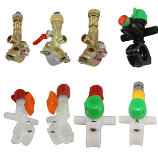 农用全铜打药喷头拖拉机大型改装扇形夹管式雾化机动高压喷雾器