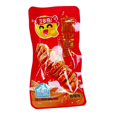 豆多奇麻酱面筋卷香辣烧烤