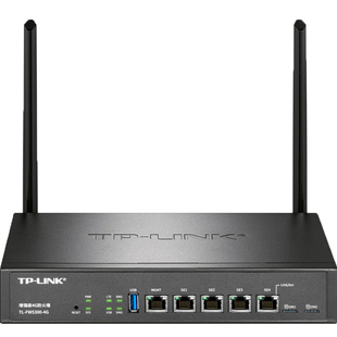 普联TP-LINK TL-FW5300-4G增强级4G防火墙双插卡全千兆有线路由器网关安全审计行为管理云远程攻击防护反病毒