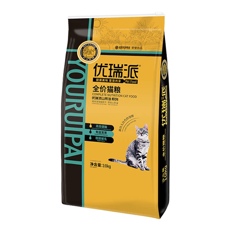 优瑞派全价全阶段猫粮10kg