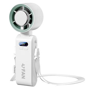 高速节能制冷手持小风扇usb迷你便携式折叠挂脖风扇静音大风力夏天户外手拿电风扇学生宿舍电扇桌面充电小型