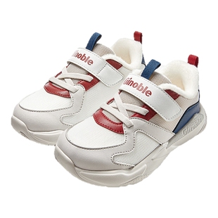 基诺浦机能鞋2025年冬季新款学步鞋加绒宝宝婴儿鞋2级保暖GW1806