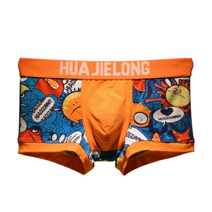 透气男士内裤男卡通平角裤2026年新款可爱动漫四角裤纯棉短裤潮男