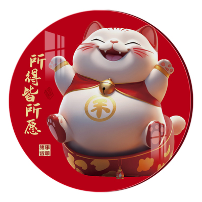 防脏遮瑕喜庆亚克力补洞遮丑墙贴