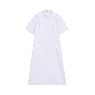 南丁格尔护士服长袖女冬季厚款立领化学白大褂口腔实习医院工作服