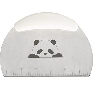 摩登主妇不锈钢切面刀食品级硅胶刮板烘焙工具面团馒头切面专用刀