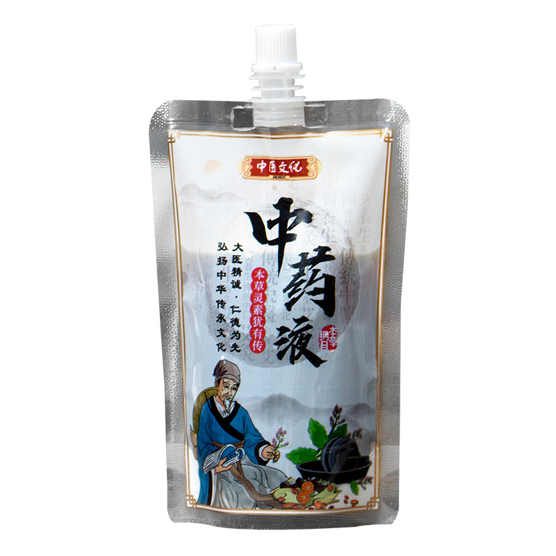 中药液体包装袋一次性汤药吸嘴袋