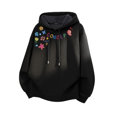 真维斯加绒卫衣男加厚冬连帽外套