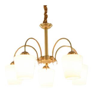 美式轻奢卧室吊灯复古风简约美式餐厅书房客厅主灯北欧设计师灯具