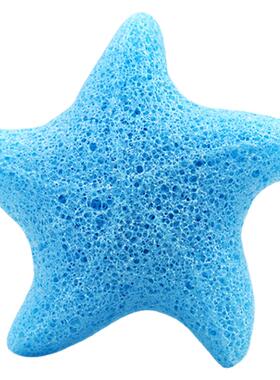 芘芘薇莎波浪海星型魔芋棉洗脸扑洁面扑洁面巾海绵球海心形洗脸扑