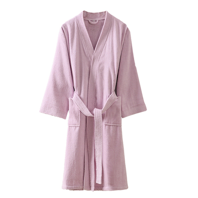 浴袍纯棉毛巾料吸水速干可穿浴巾