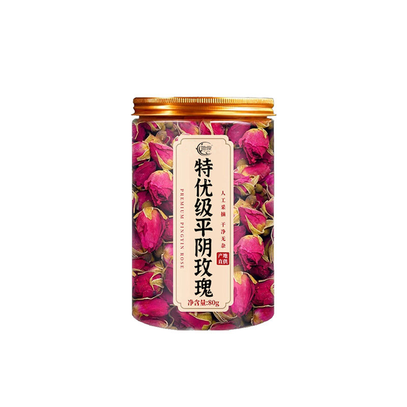 玫瑰花茶疏肝解郁平阴重瓣干花泡茶干玫瑰花瓣食用花茶官方旗舰店