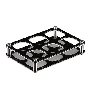 亚克力啤酒杯架酒吧KTV塑料圆孔方孔白酒八角杯架子弹杯架6头12头