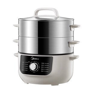 美的穿透蒸电蒸锅不锈钢多层大容量家用一体锅蒸箱蒸笼官方烹饪机