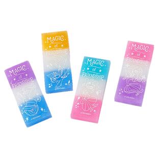 iiGEN一正卡通学生文具小马宝莉Plus果冻橡皮擦儿童创意橡皮擦 小学生高颜值擦字干净少碎屑少女心紫悦橡皮擦