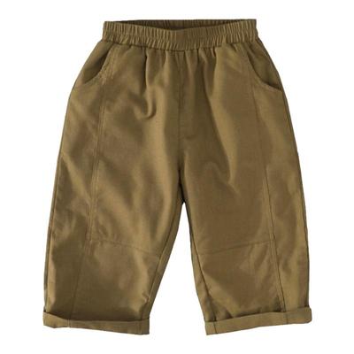 男童九分裤棉麻夏季新款儿童裤子