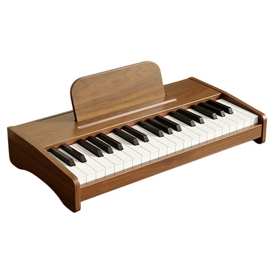 帕茵思木质37键小钢琴玩具电子琴
