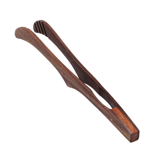 榜盛胡桃木实木茶夹镊子高端泡茶工具功夫茶具配件茶道防滑杯夹