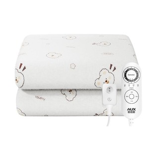 奥克斯电热毯子石墨烯单双人电褥子宿舍双控家用正品官方旗舰安全