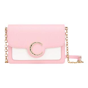 COOGI库奇包包女秋冬新款百搭真皮单肩斜挎包链条轻奢小方包女包