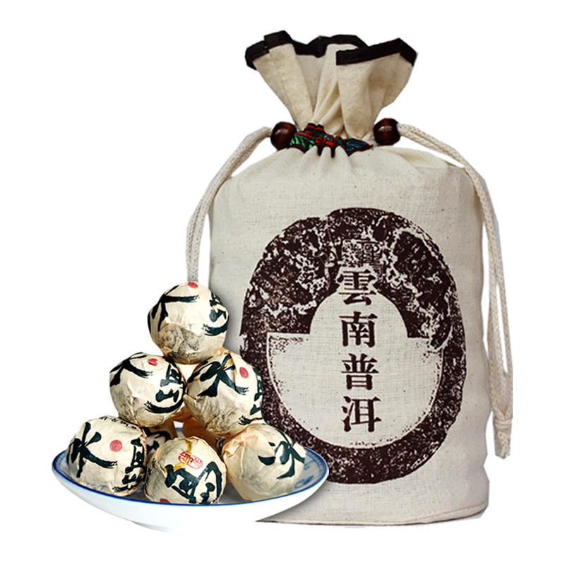 2019年冰岛龙珠普洱茶生茶云南生普古树沱茶8g颗散茶冰岛茶口粮茶