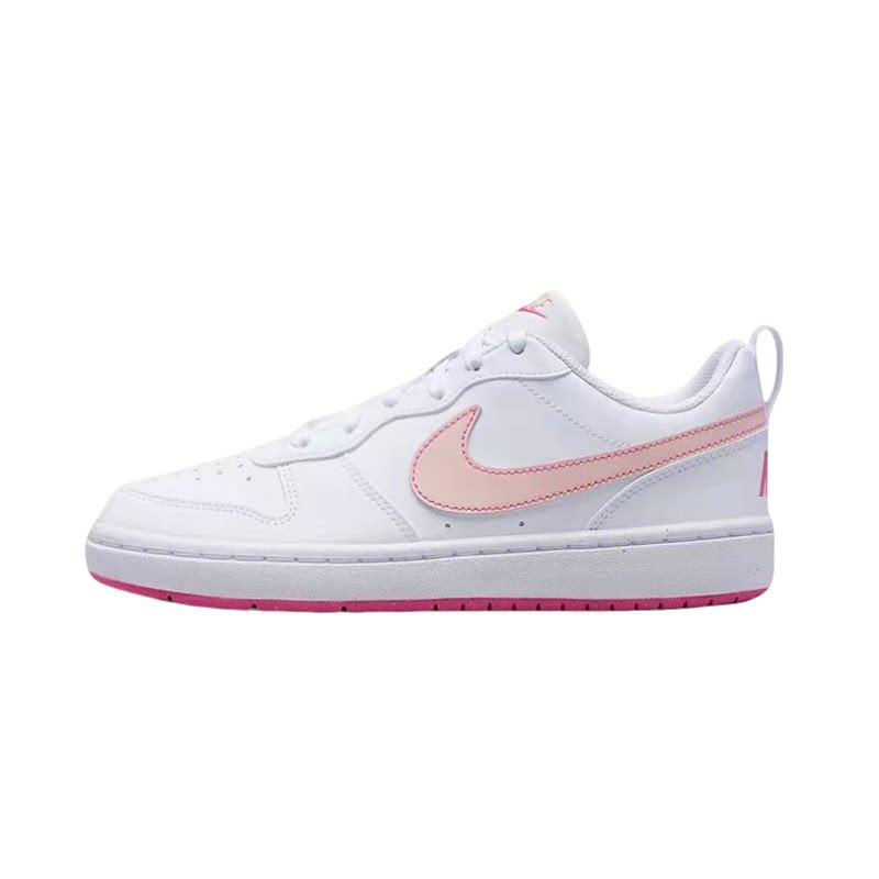 Nike Court Borough Low 耐克女鞋白粉色低帮休闲板鞋 DV5456-111