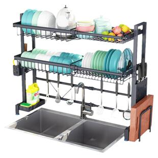 304不锈钢厨房置物架水槽碗架碗筷沥水架用品家用大全碗盘收纳架