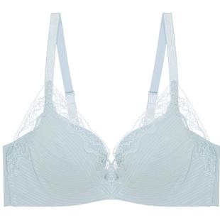 爱慕内衣女大胸显小夏季薄款轻塑聚拢美背包覆软钢圈文胸AM125541