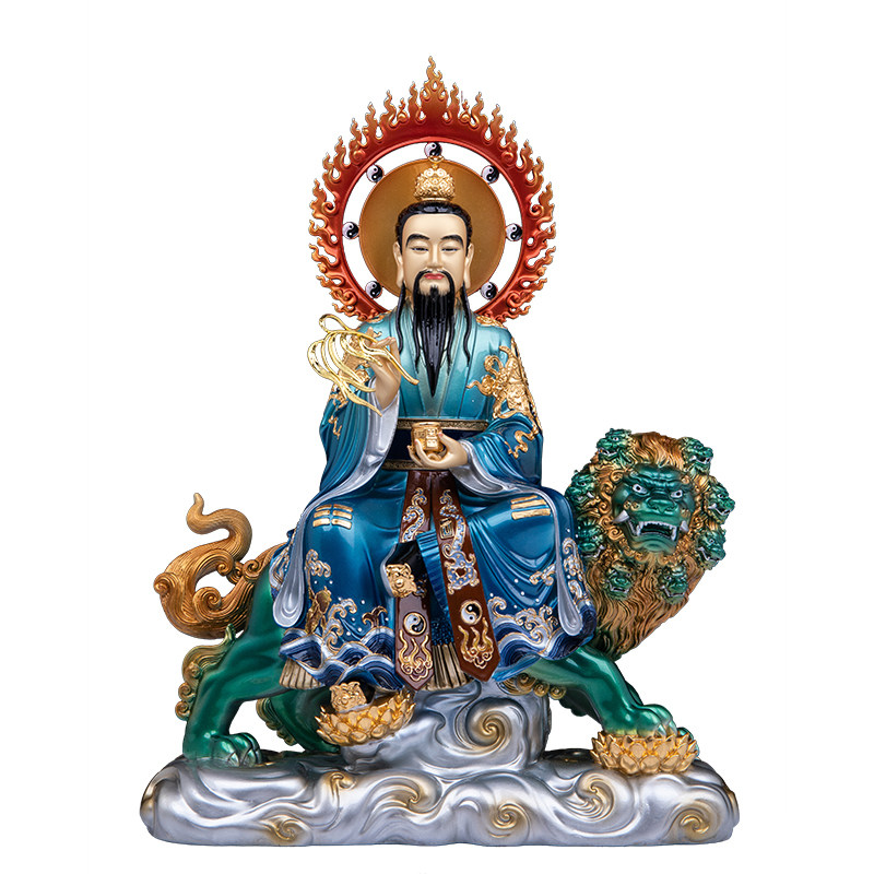 黄铜太乙救苦天尊神像供奉摆件
