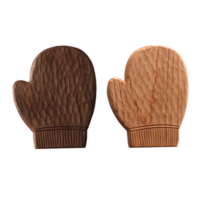 樱桃木整木圆盘日式手工木托盘实木杯垫创意黑胡桃原木碟子果盘