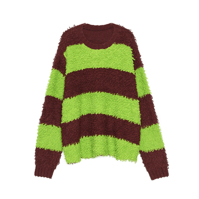 Moveup圆领设计师冬季短款毛衣