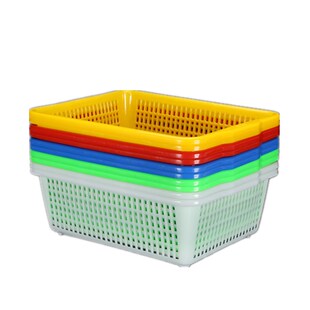 塑料框筐篮子长方形厨房洗菜篮镂空周转框沥水大号加厚配货