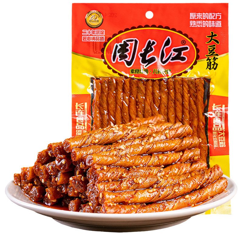 周长江大豆筋豆香浓郁根根入味